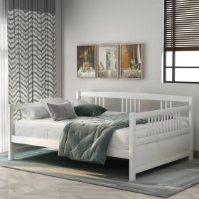 Full size Daybed in White Wood Finish