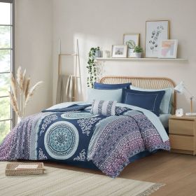 Full Boho Comforter Set with Bed Sheets