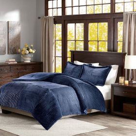 King/Cal King Plush Down Alternative Comforter Set (Color: as Pic)
